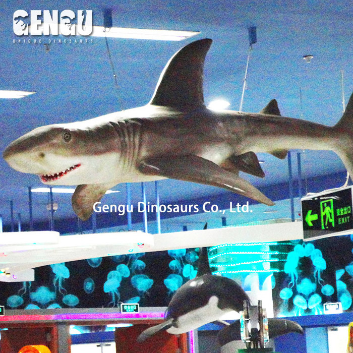 Amusement Equipment Fiberglass Flying Shark