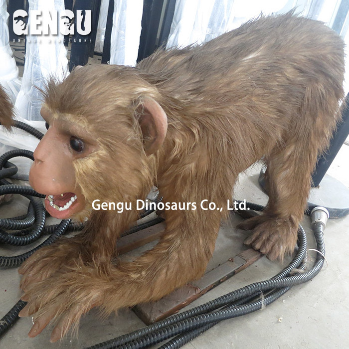 Life Size Animal Model Animatronic Monkey