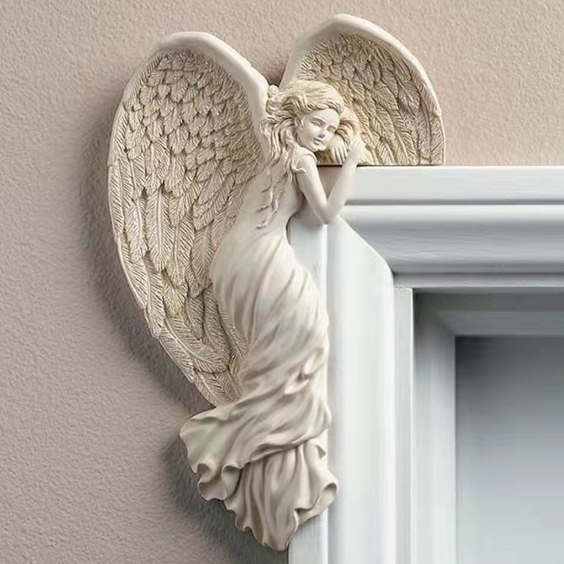 Resin simulation gold silver wing sculpture home decoration ornaments angel wings desktop ornaments