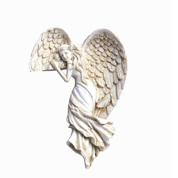 Resin simulation gold silver wing sculpture home decoration ornaments angel wings desktop ornaments