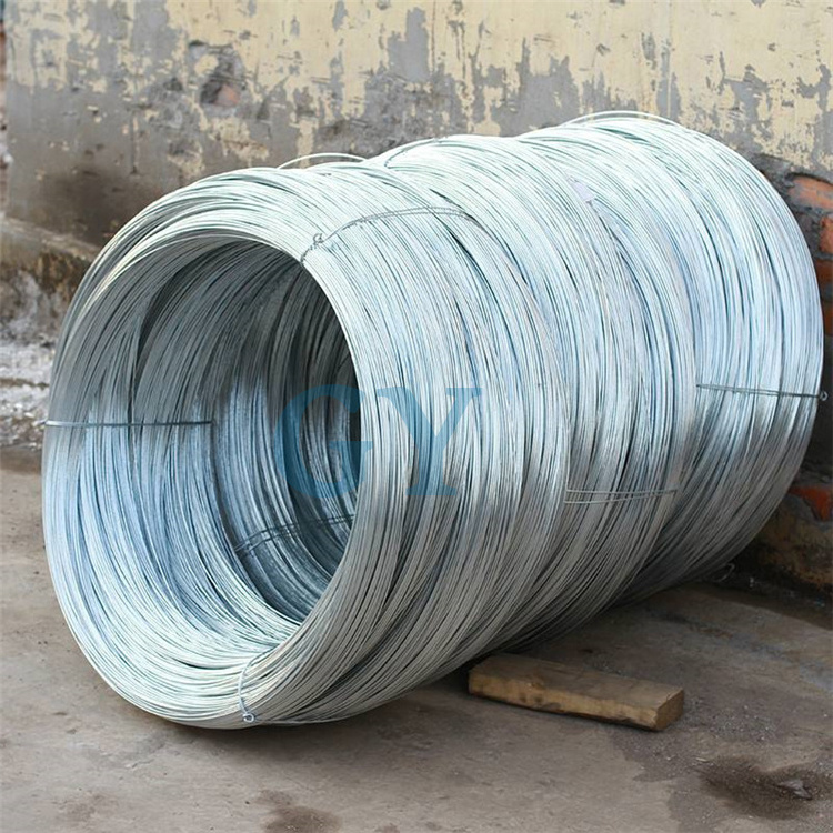 Zinc Coated Hot Dipped Gi Galvanised Rod 0.3mm High Carbon Galvanized Steel Wire