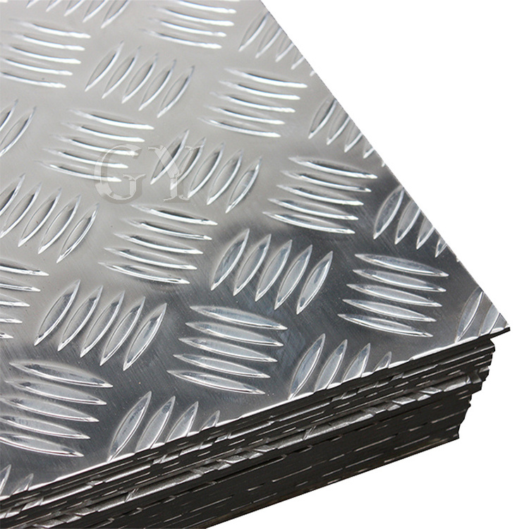 Checkered Aluminium 1050 1100 3003 H14 6061 T6 1mm 2mm 3mm 4x8ft Diamond Embossed Aluminum Plate