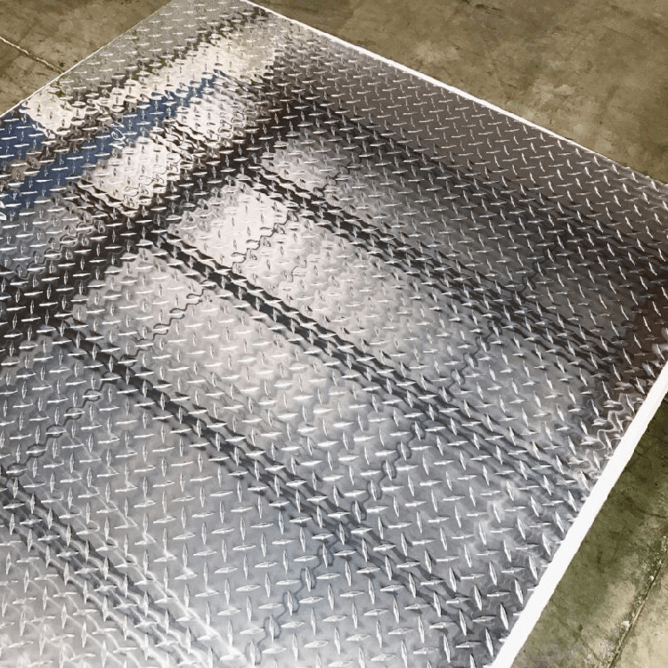 Checkered Aluminium 1050 1100 3003 H14 6061 T6 1mm 2mm 3mm 4x8ft Diamond Embossed Aluminum Plate