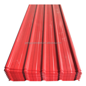 Red Color RAL 3002 3003 3005 3020 Galvanized Steel Color Coated Zink Corrugated IBR Roof Tile Sheet