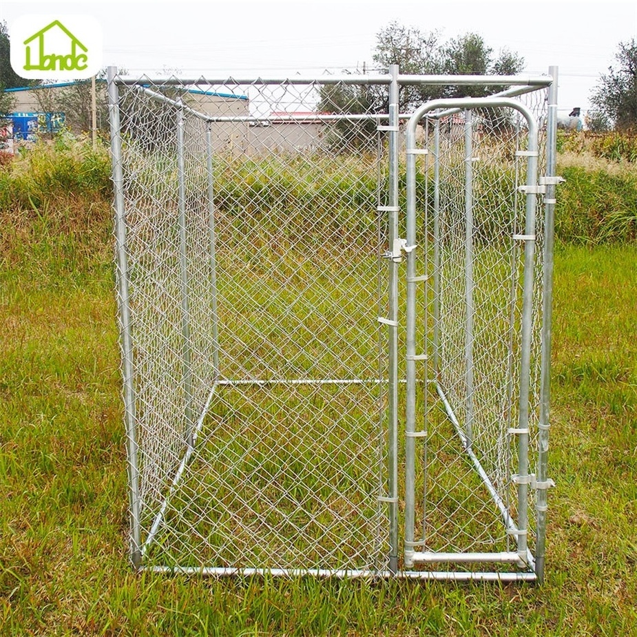 wholesale high quality hot-selling 10ft large outdoor heavy duty chain link pet dog cages metal kennels runs panels xl house