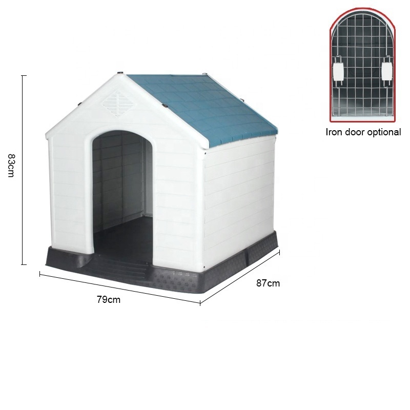 Plastic dog house pet house  dog kennel outdoor safe waterproof for strong heavy dogs application