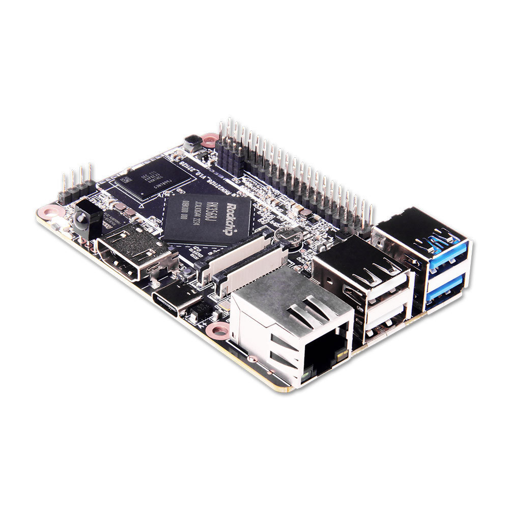 Built-in 1000M Ethernet port supports Wi-Fi BT wireless network connection 11.0 linux rockchip sbc motherboard rk3568 board