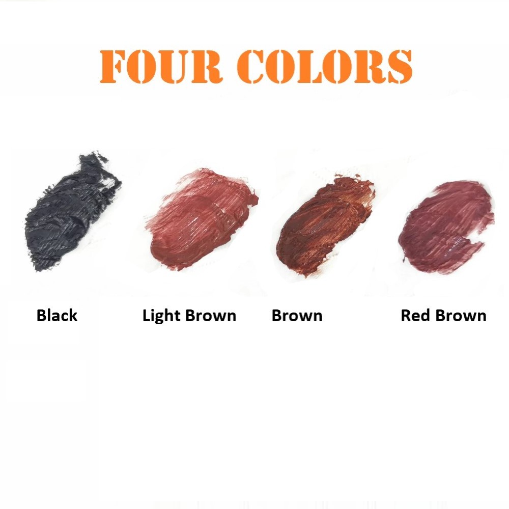 Private Label Custom Hair Root Dye Pen Touch Up Organic Temporary Hair Color Dye Black Brush