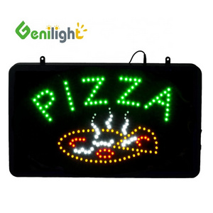 Manufactures Custom Light  Acrylic Letters Pizza LED Shop Board For Advertising Electronic