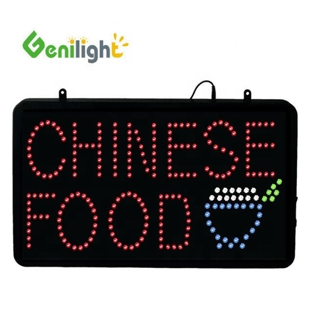 Manufactures Custom Light  Acrylic Letters Pizza LED Shop Board For Advertising Electronic