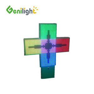 LED cross medical pharmacy display business commercial sign