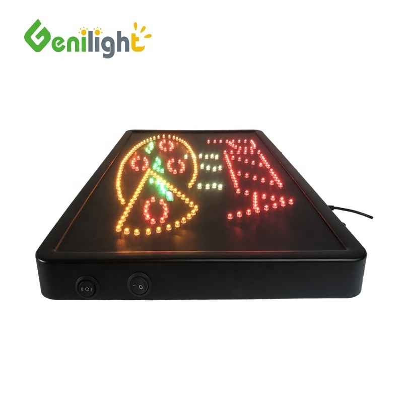 Manufactures Custom Light  Acrylic Letters Pizza LED Shop Board For Advertising Electronic