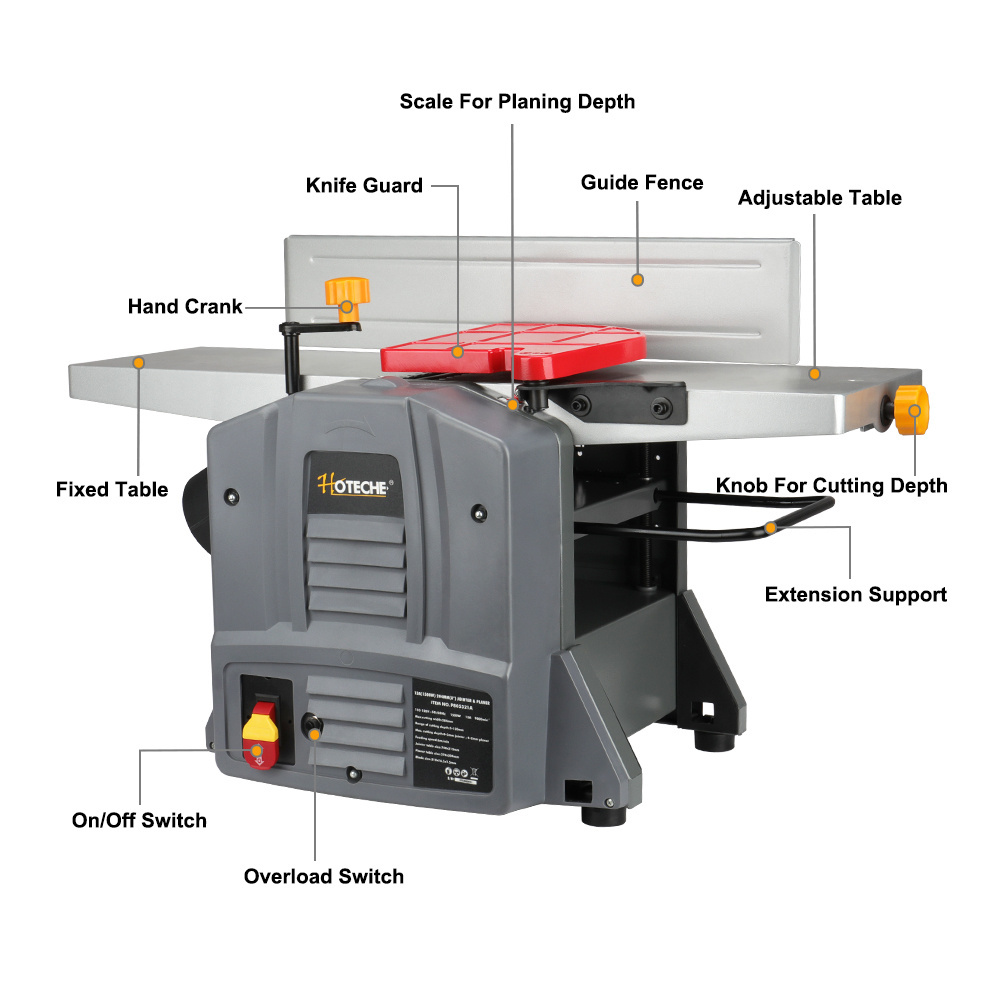 Hoteche 204MM jointer & planer