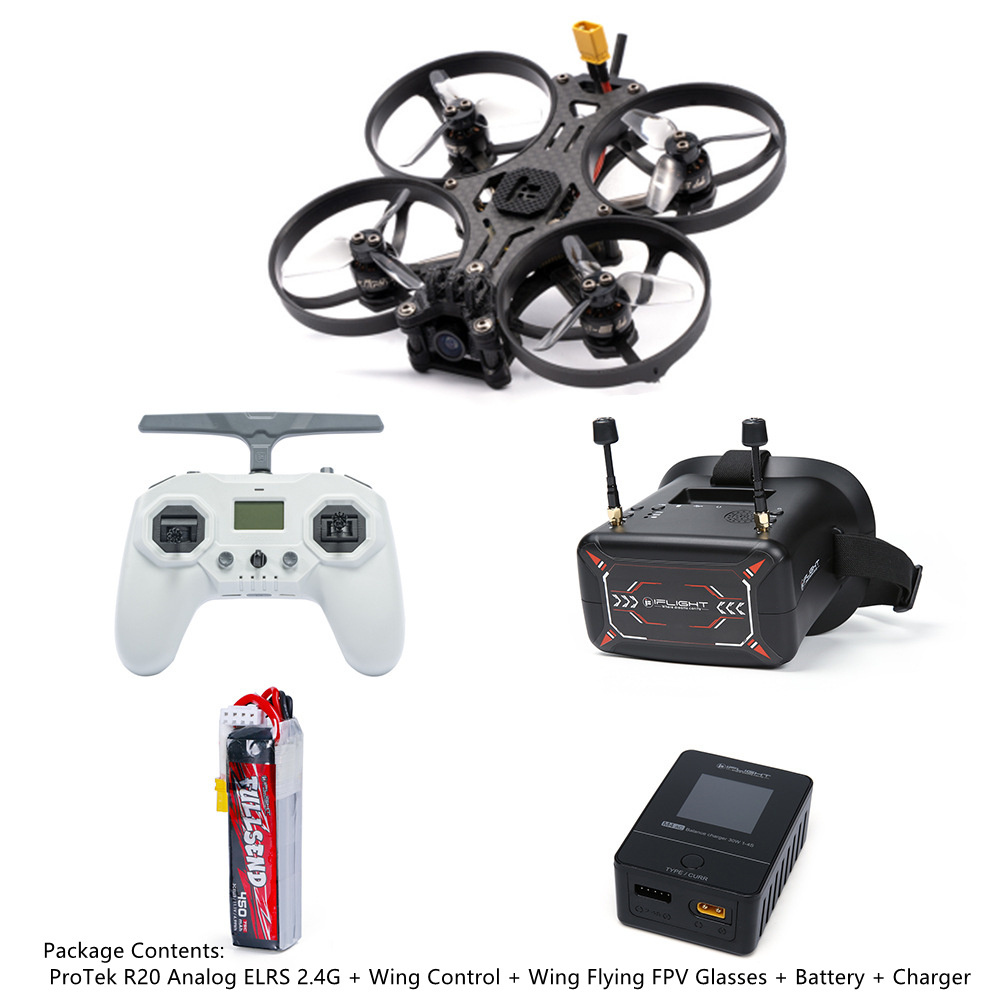 iFlight ProTek R20 and R25 Kit FPV Indoor crossing machine HD camera with protective ring crossing the drone RC aircraft racing