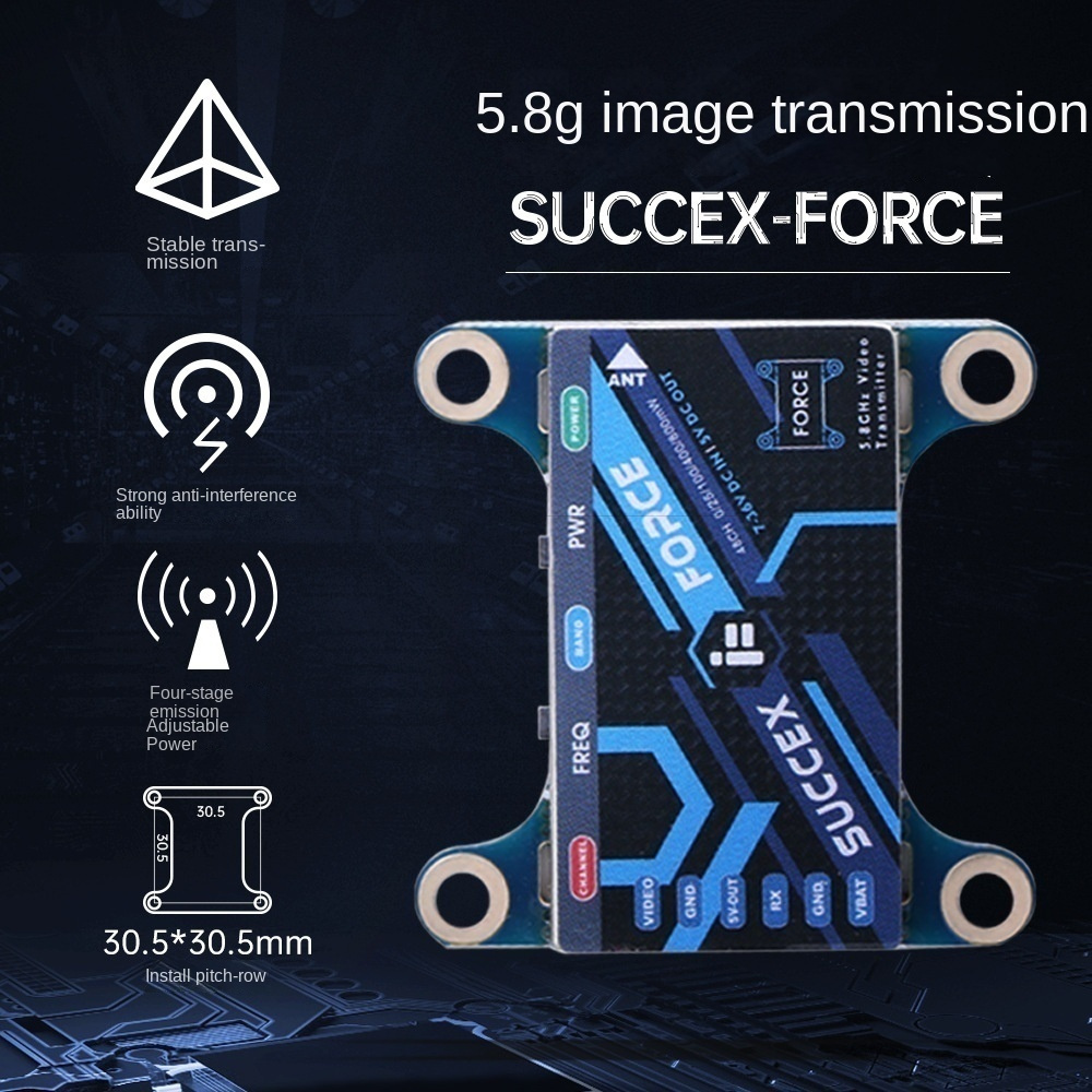 SucceX-Force DIY assembly drone 5.8G video transmission 800mW high power adjustable video transmission VTX  RC car RC boat