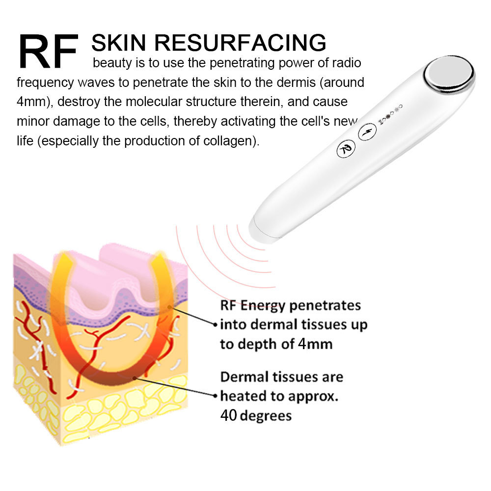 portable RF equipment home use hot cool facial skin care absorbed deeply machine ems beauty device