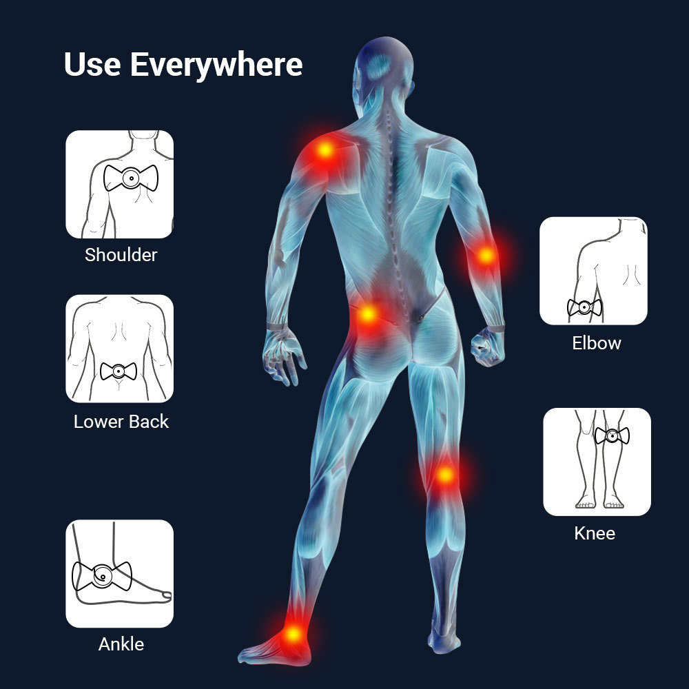 Wholesale Mini Neck And Back Wireless Muscle Ems Tens Pain Relief Device Electric Stimulator Digital Therapy Full Body Massager