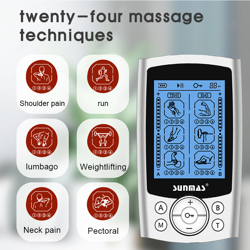 medical neck shoulder pain relief electric pulse massage device tens unit muscle stimulate therapy machine physiotherapy ems