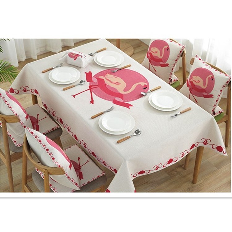 Luxury Wedding Satin Rosette Table Cloth