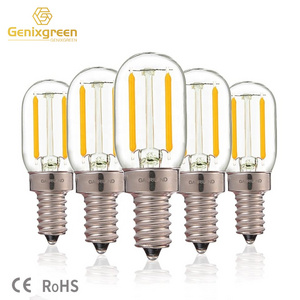 Dimmable 110v 230v 24V 1W E14 E12 Socket T20 Mini LED Filament Bulb Lights candelabra Bulbs For Home Outdoor Wedding Decoration