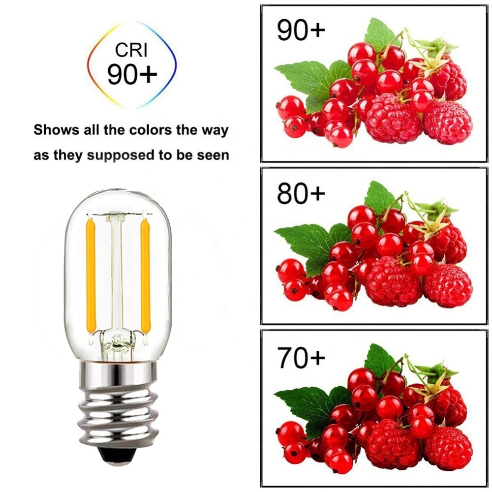 Dimmable 110v 230v 24V 1W E14 E12 Socket T20 Mini LED Filament Bulb Lights candelabra Bulbs For Home Outdoor Wedding Decoration