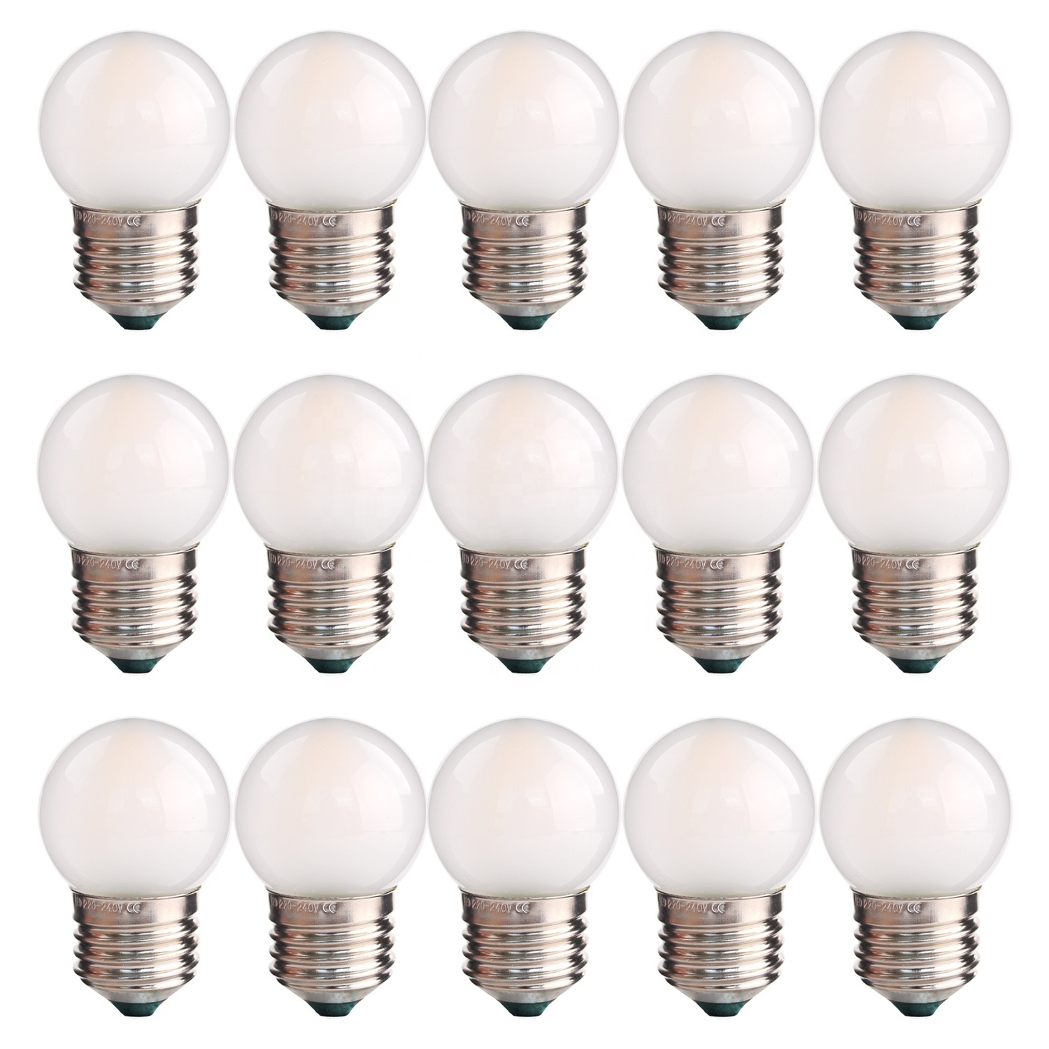 G40 E14 Frosted Led Filament Bulbs For Makeup Mirror Custom Hollywood Bathroom Dressing Table Desk Vanity Mirror Lights Lamps