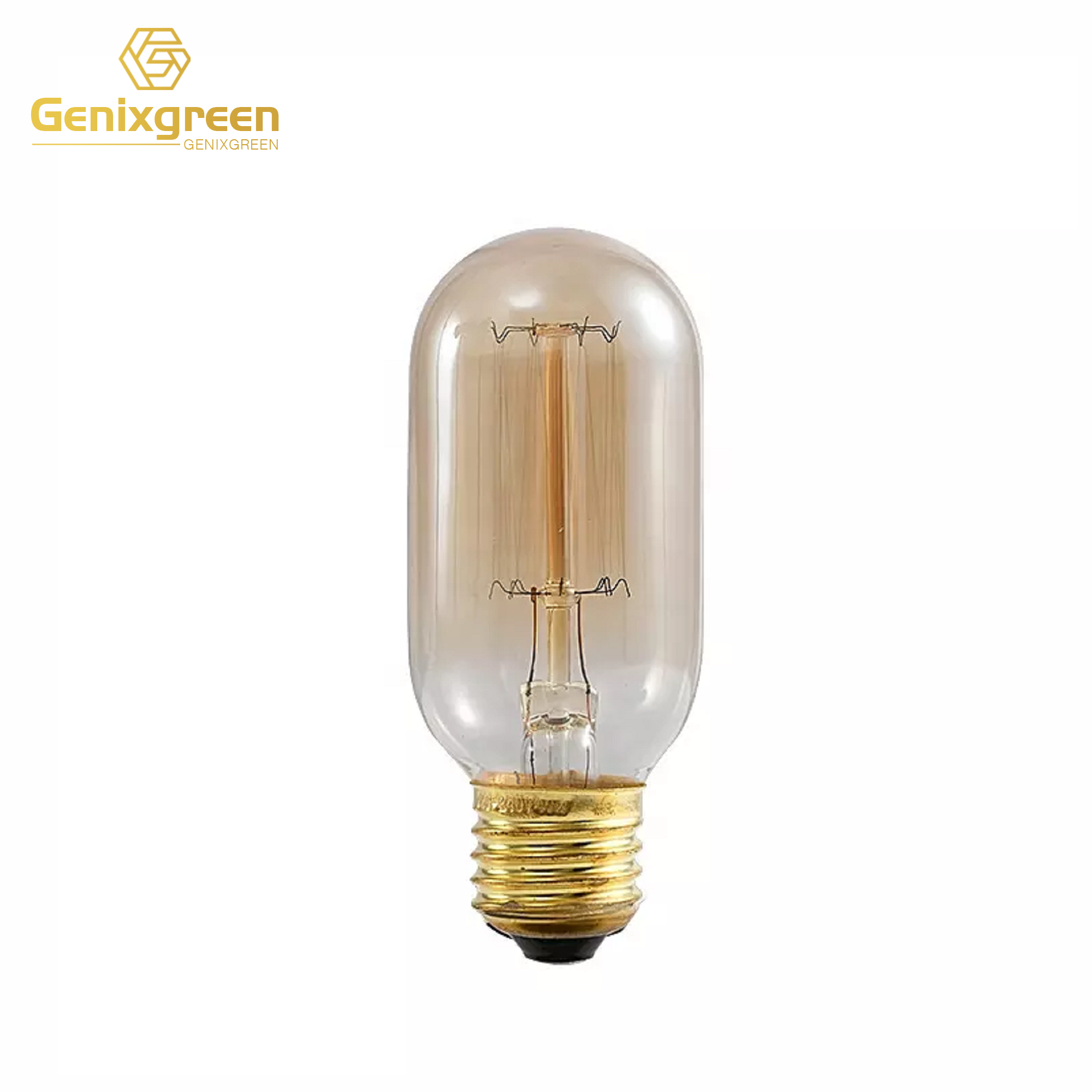 Wholesale Vintage Antique E27 Light Bulb Filament ST64 T45 G80 G95 G125 T30 Edison Bulb Wire Tungsten Straight E14 E26 E27 B22