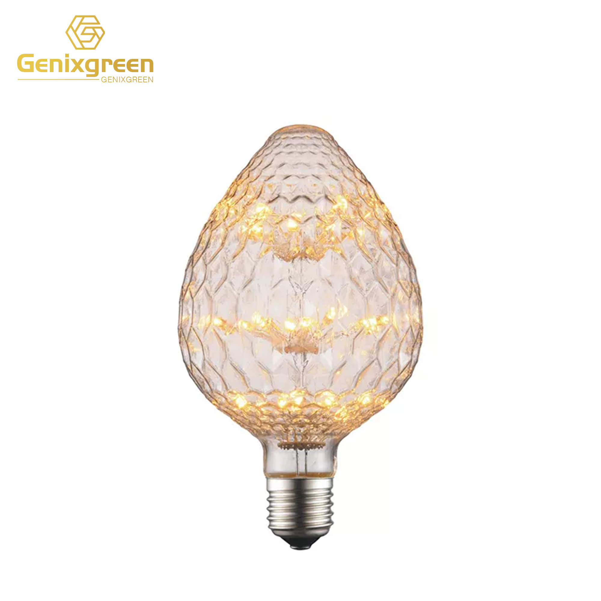 Indoor outdoor creative LED fireworks light bulb Strawberry Shape Light Bulb for Decoration pendant light