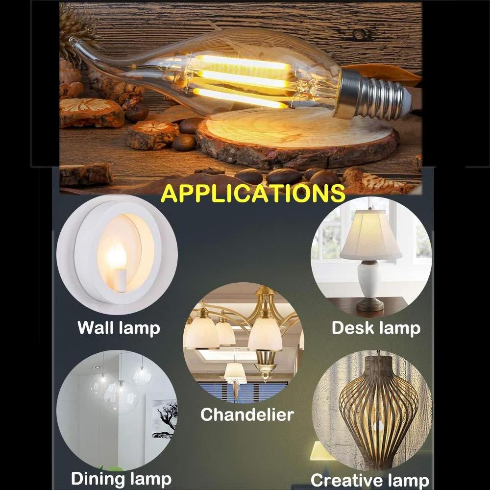 Genixgreen High Lumens LED Filament Bulb Dimmable Lamp Bulb E27 2700K Energy Saving Edison Incandescent OEM LED Bulb