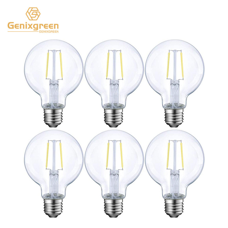 China Led Bulbs Dimmable LED Edison Light Bulb G25 (G80) Globe Shape 4W E27 2700K Christmas Light Led Bulb