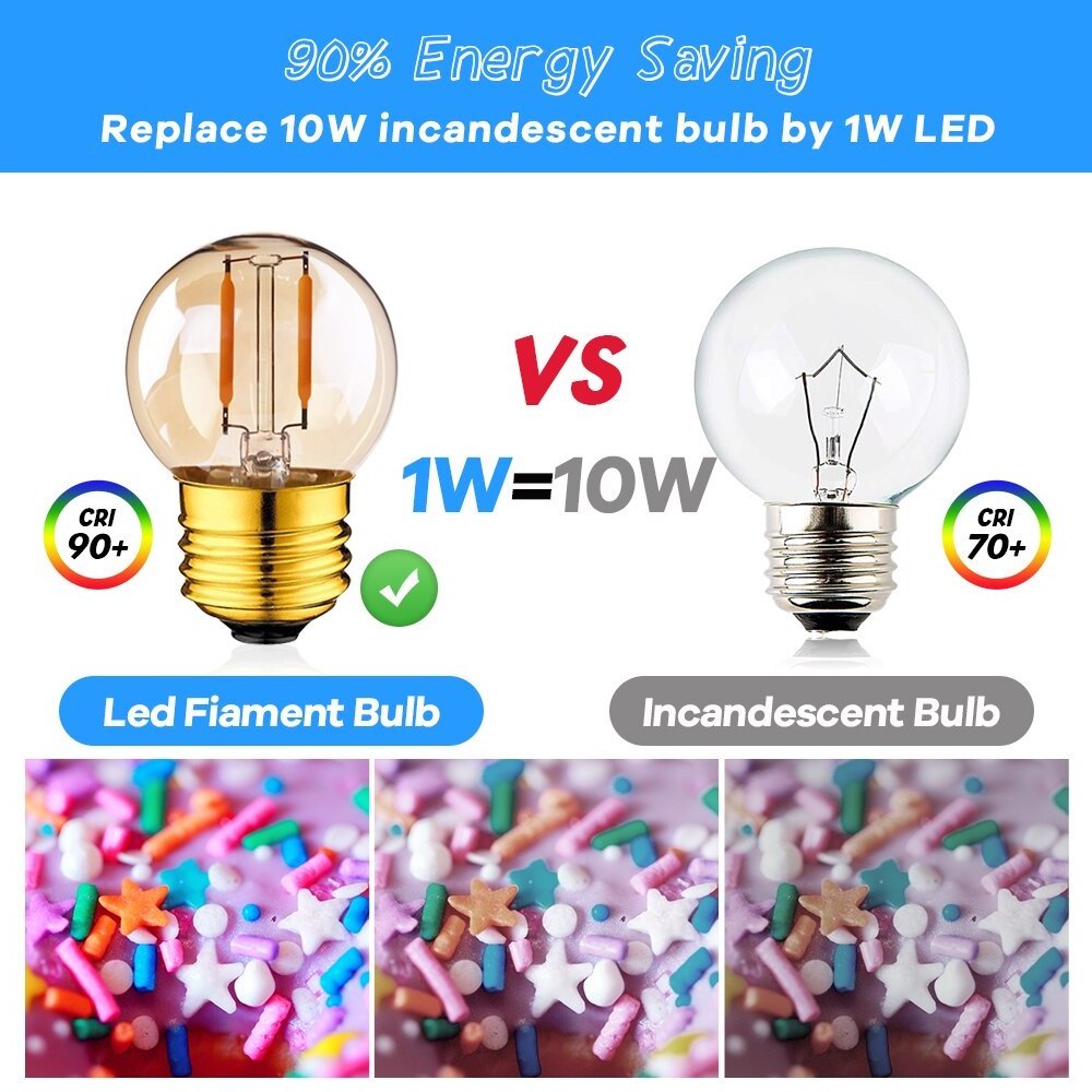 Wholesale E27 DC 12V 24V LED Light Bulb G40 1W E14 Led Daylight White Low Voltage E12 E14 Led Lamp RV Locomotive Room Light bulb