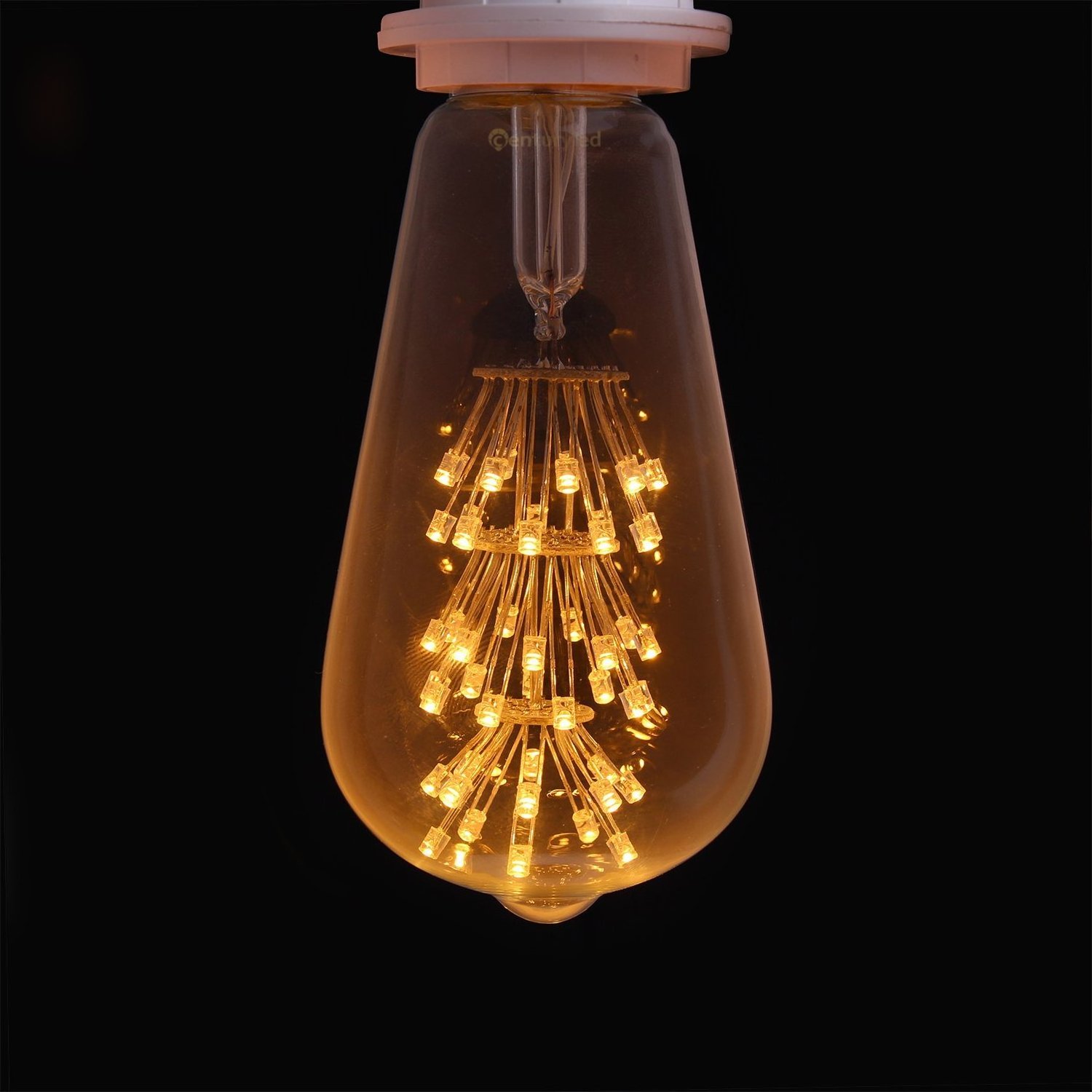 Fancy Fireworks ST64 decorative lamp bulb E27 lamp holder starry sky lighting Bulbs for Hotel Home Restaurant decor