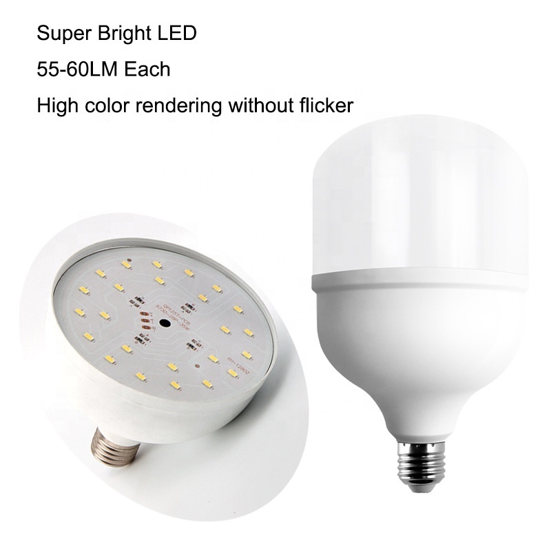 Hight Quality Raw Material Manufactured T Bulb LED Light Energy-saving Plastic Wrapped Aluminum Lamp 18W  25W 35W 45 Watt