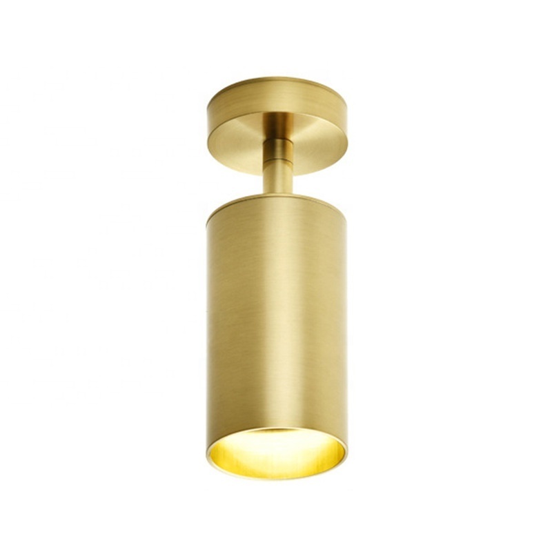 Nordic Indoor Light Fixtures Ceiling GU10 LED Gold Brass Wall Brackets Down Lights LED Ceiling Light