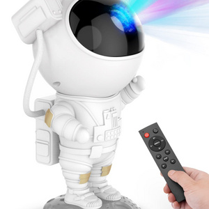 Astronaut Starry Nebula Ceiling LED Lamp with Timer and Remote Star Projector Galaxy Night Light Gift for Kids Adults