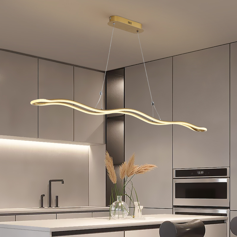 Hot Sales Minimalist Pendant Light Modern Led Linear Pendant Light Luxury Chandelier for Dinning Room Bedroom Hotel