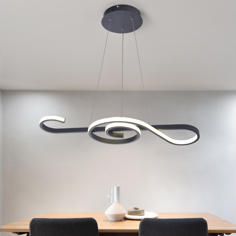 Hot Sales Minimalist Pendant Light Modern Led Linear Pendant Light Luxury Chandelier for Dinning Room Bedroom Hotel