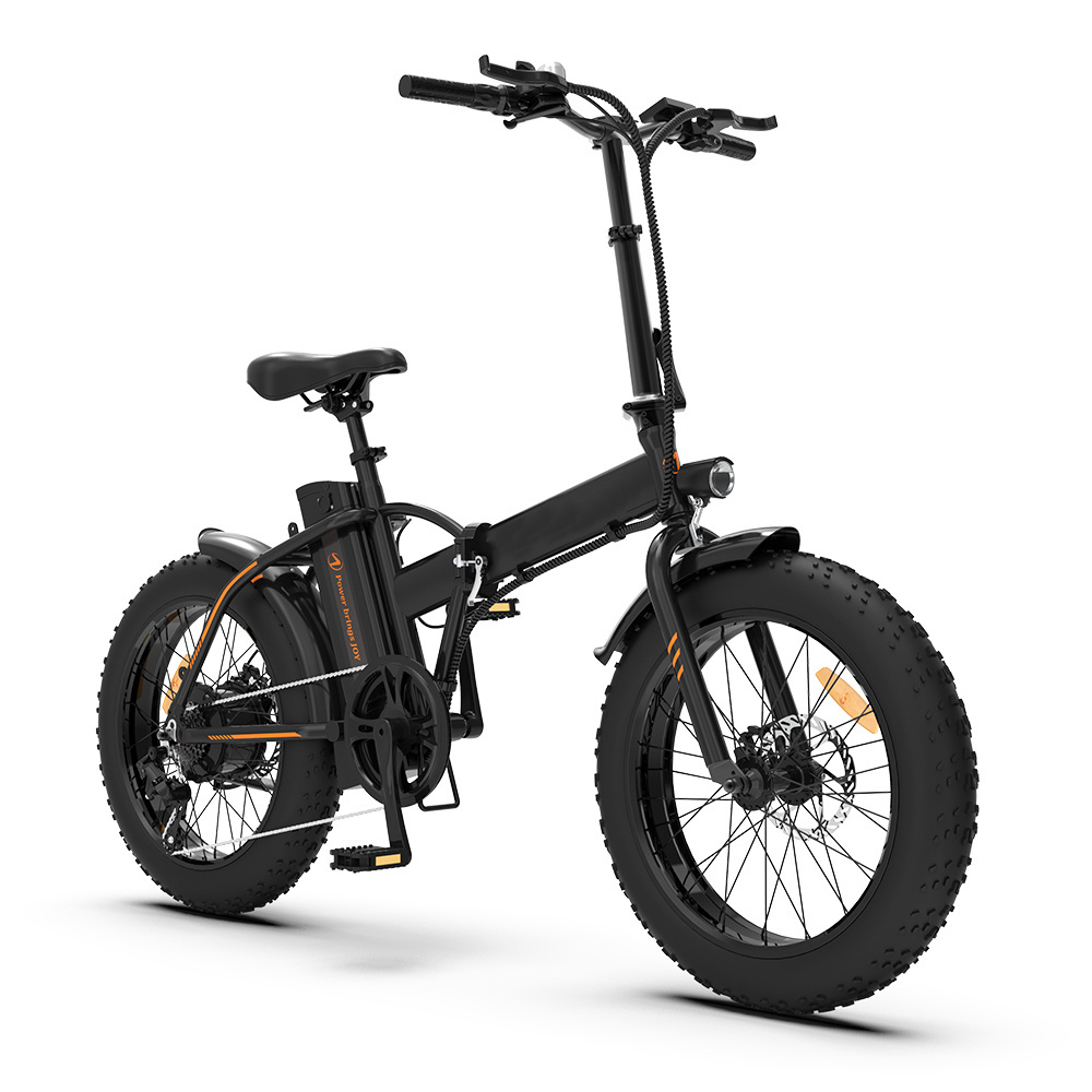 Rear Hub Motor E Bike Removable Lithium Battery Electric Bike Fat Tire Folding 13ah 36 Volt 500W Affordable 20 Inch A20 Twist