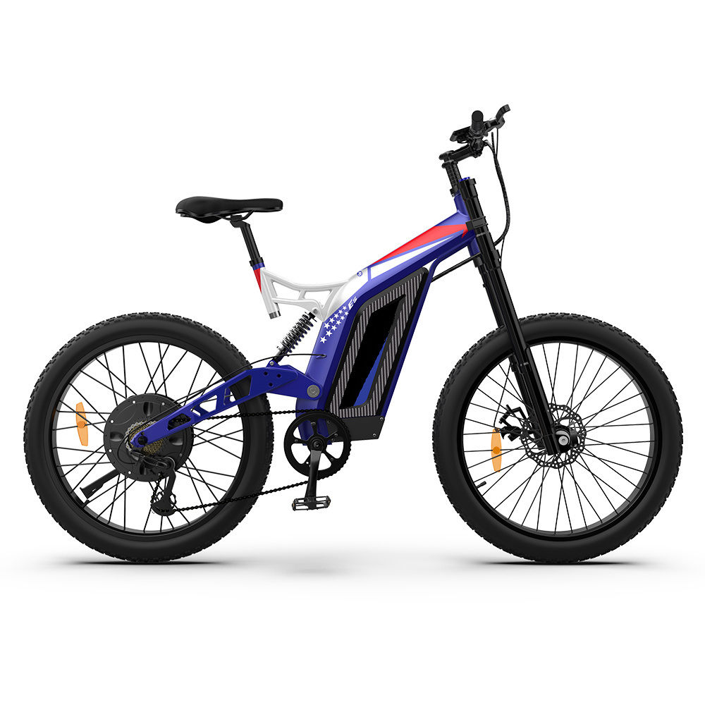 50 KM/H High Speed 26*4.0 Inch Fat Tire 48V 1500W Strong Power Electric Mountain Bike With 20Ah Removable Lithium Battery