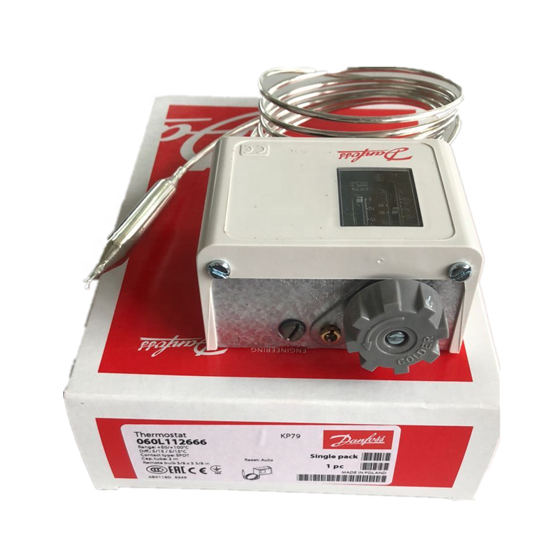 Dan-foss KPS76 KPS77 KPS79 KPS80 KPS83 series 060L3112 High protection level, shock and vibration resistance Temperature switch