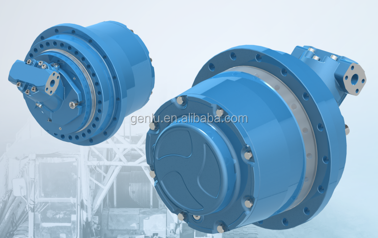 Brevini GearBox Ctu3300 Ctu 3700 Ctu3500 Compact planetary track drive reducer track drives axial piston motor