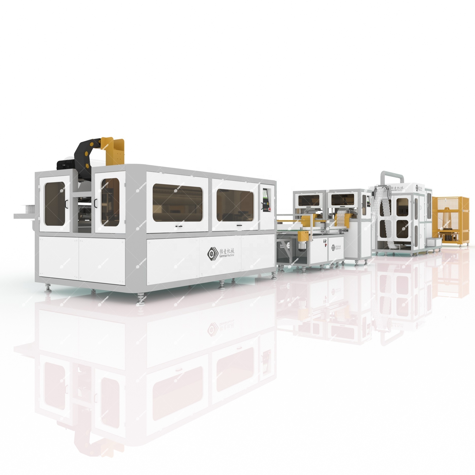 High Production Fully Automatic Pocket Spring Production Line Machine