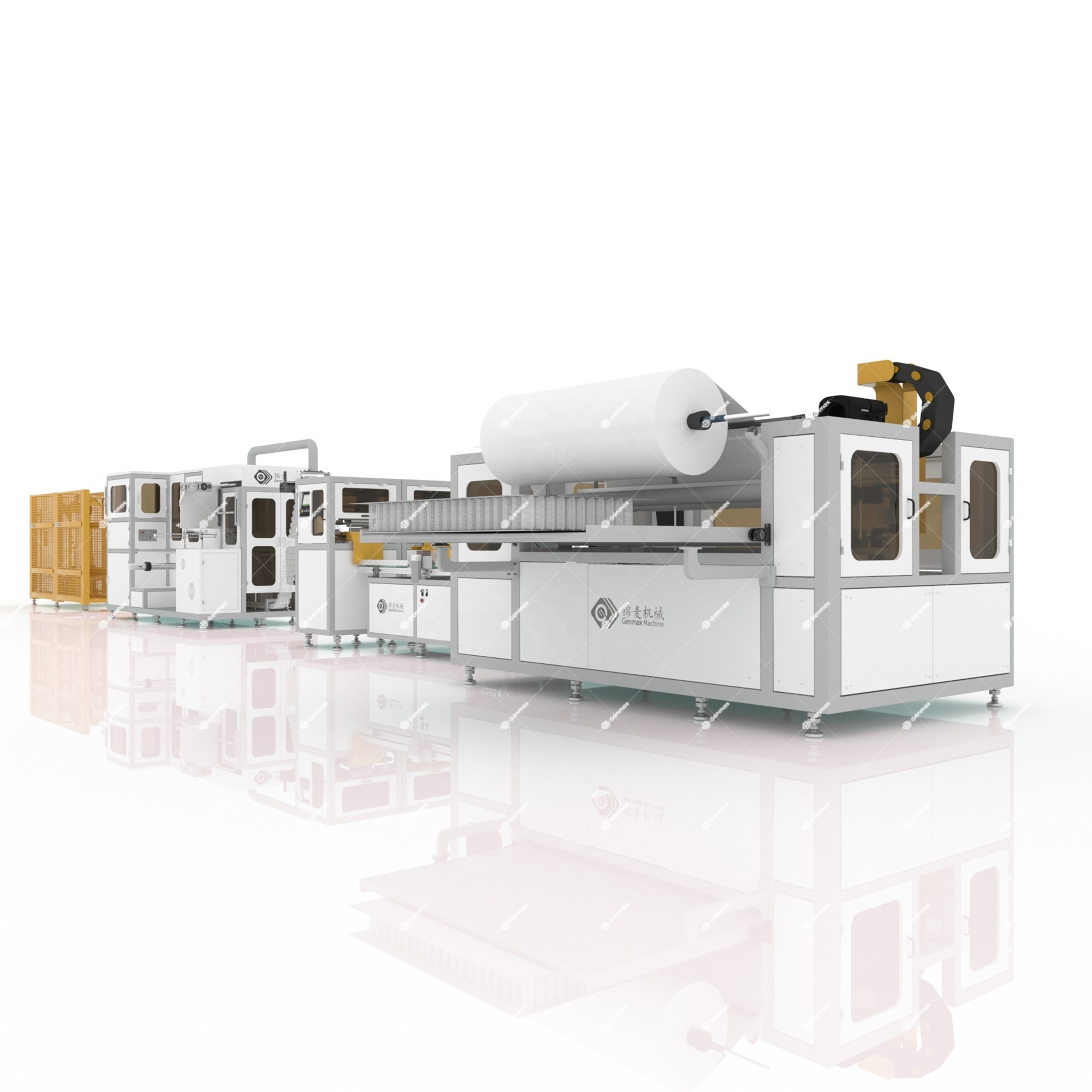 High Production Fully Automatic Pocket Spring Production Line Machine