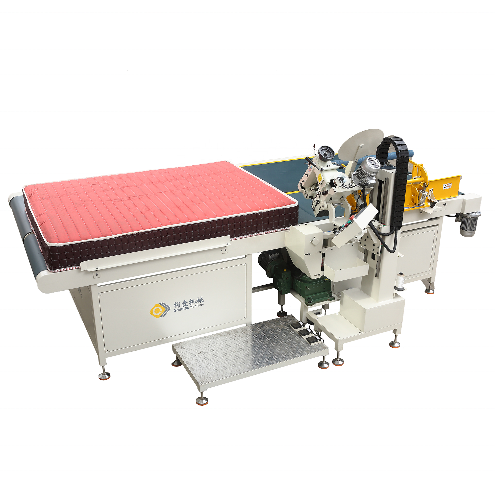 Auto Flip Mattress Closing Machine Tape Edge Sewing Machine For Maquinaria Para Colchones