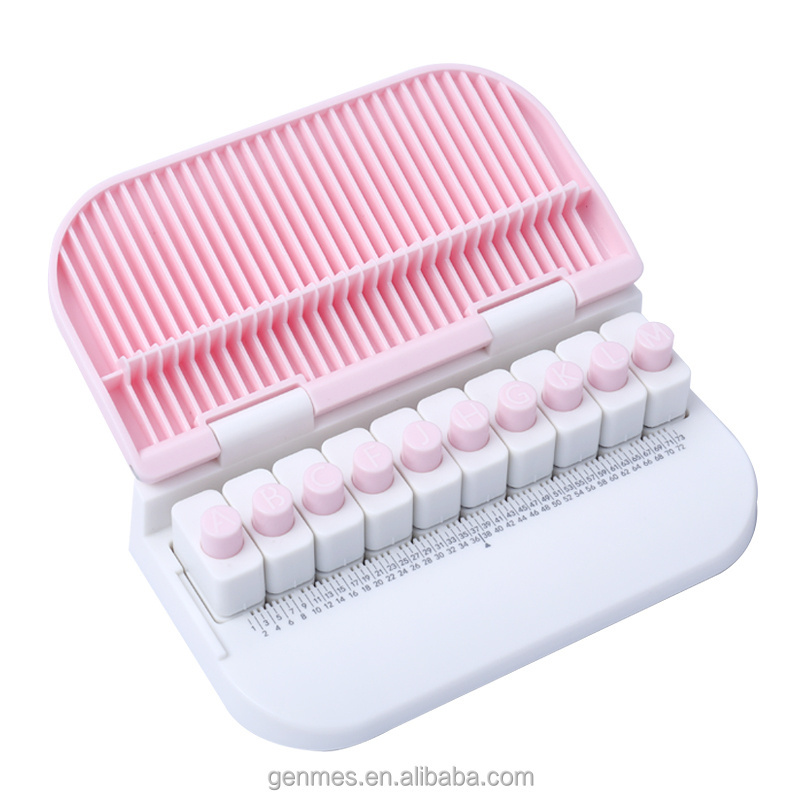 Popular Pink Color 26 Alphabet Hole Punch Craft Punch for Craft DIY YHJ-ZM