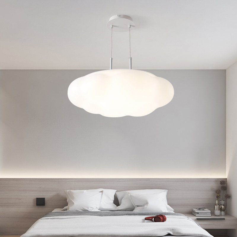 Creative Modern White Cloud Decoration Children'S Room Ceiling Light