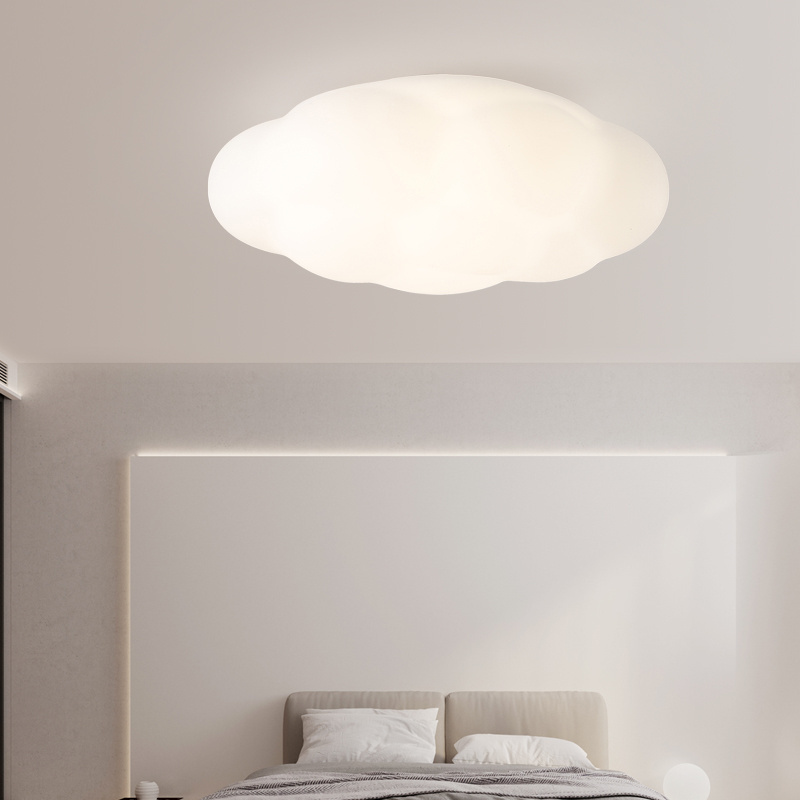 Creative Modern White Cloud Decoration Children'S Room Ceiling Light