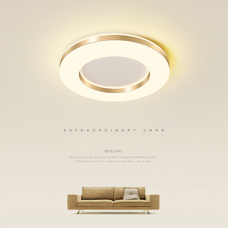 Aisle corridor light modern minimalist ring entrance hall entrance lamp fashion cloakroom balcony led ceiling light for home