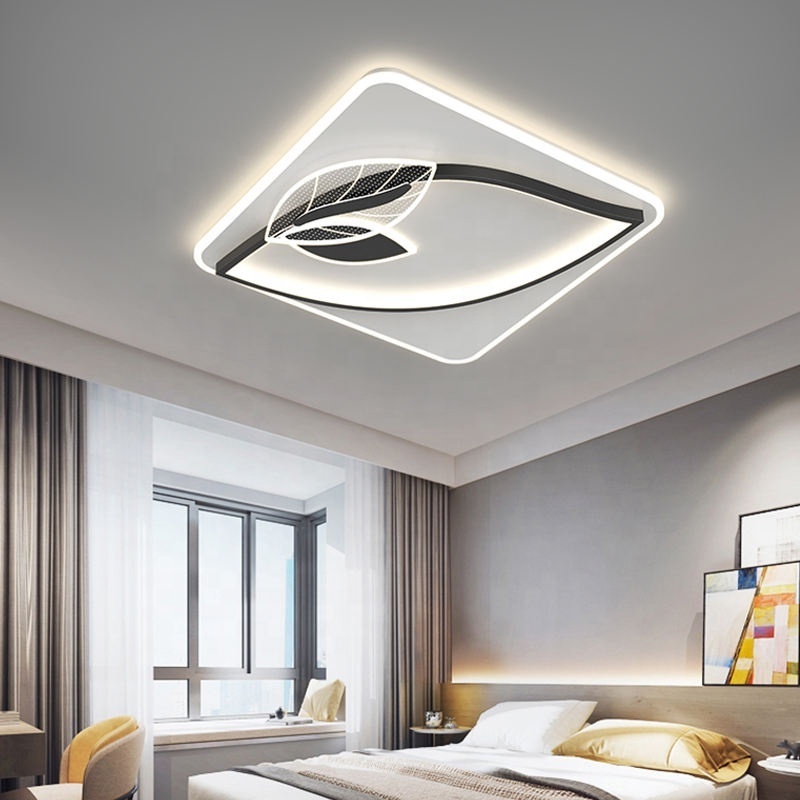 Modern Ceiling Mounted Bedroom Living Room Home Lighting Square Round Led Ceiling Light