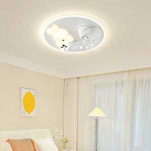 Round Indoor Living Room Bedroom Children'S Room Decoration Creative Light Fan Ceiling